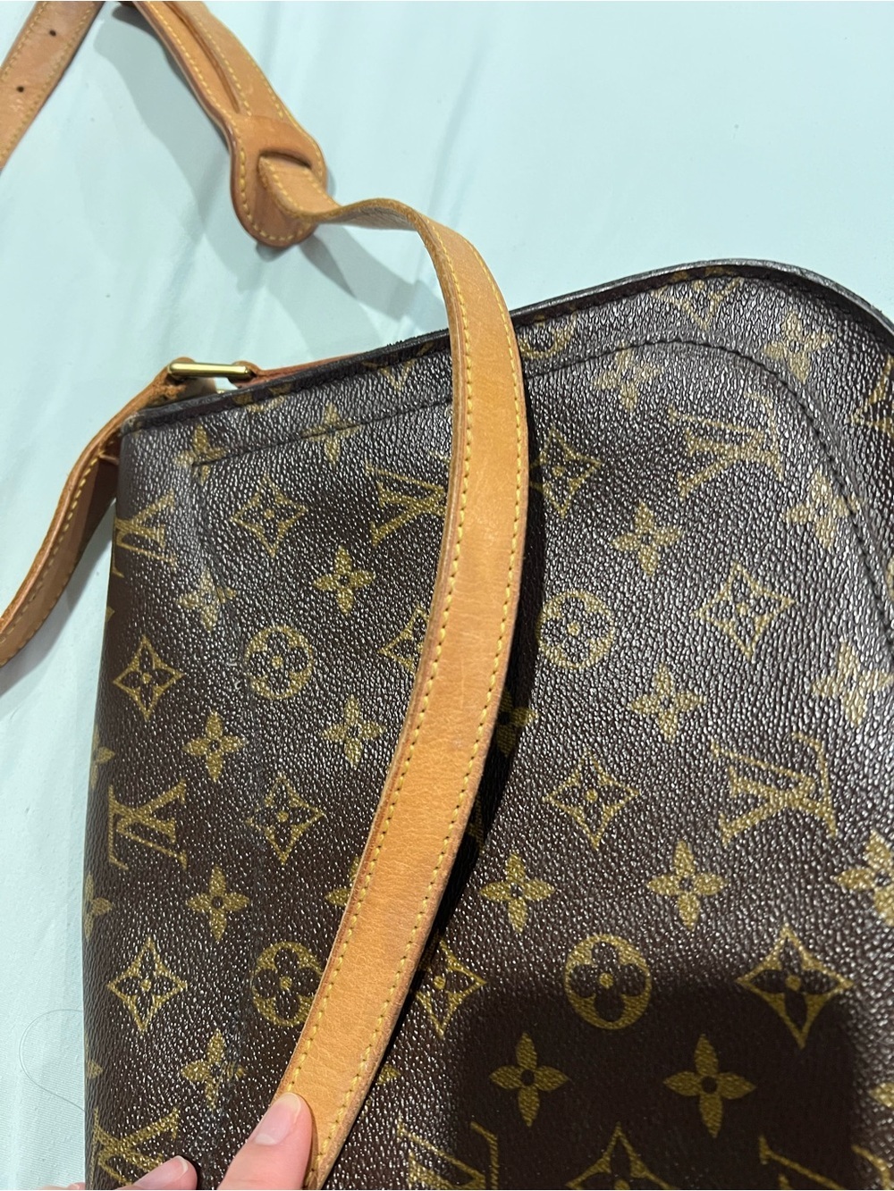 Authentic Louis Vuitton Saint Cloud Brown Monogram Crossbody W/ COA - Picture 11 of 16